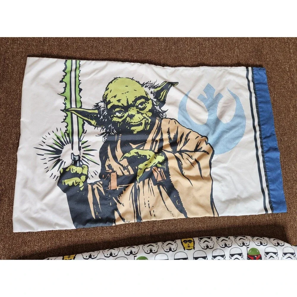 Kohls Star Wars Twin Sheet & Double Sided Pillow Cases, Light & Dark Side